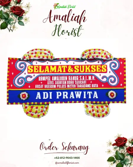 Papan Bunga Ucapan Selamat Brondongrejo